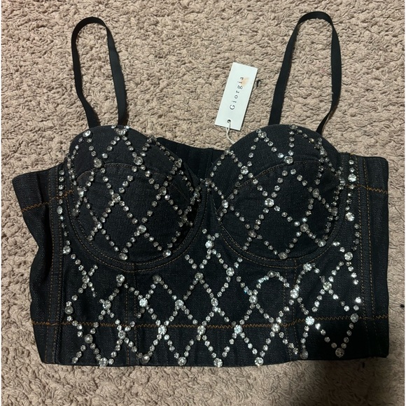 Giorgia Diamond Bralette top - Picture 1 of 2